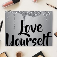 Love Yourself Cosmetic Bag (XL) from ArtsNow.com Front