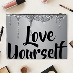 Love Yourself Cosmetic Bag (XL) from ArtsNow.com Back