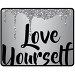 Love Yourself Fleece Blanket (Medium) 
