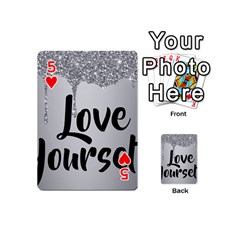 Love Yourself Playing Cards 54 Designs (Mini) from ArtsNow.com Front - Heart5