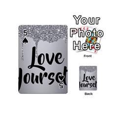Love Yourself Playing Cards 54 Designs (Mini) from ArtsNow.com Front - Spade5