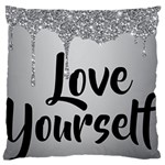 Love Yourself Large Cushion Case (Two Sides)