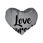 Love Yourself Standard 16  Premium Heart Shape Cushions