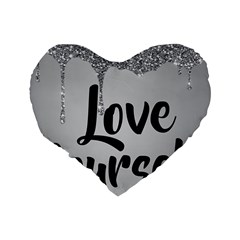 Love Yourself Standard 16  Premium Heart Shape Cushions from ArtsNow.com Back