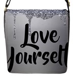 Love Yourself Flap Closure Messenger Bag (S)