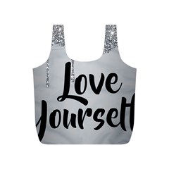 Love Yourself Full Print Recycle Bag (S) from ArtsNow.com Back