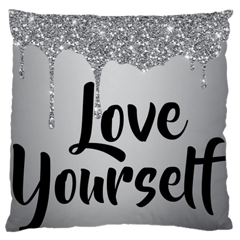 Love Yourself Standard Flano Cushion Case (One Side) from ArtsNow.com Front