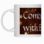 All of Life Comes to Me with Ease, Joy and Glory White Mugs