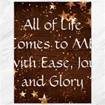 All of Life Comes to Me with Ease, Joy and Glory Canvas 36  x 48 