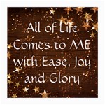 All of Life Comes to Me with Ease, Joy and Glory Medium Glasses Cloth