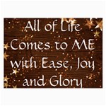 All of Life Comes to Me with Ease, Joy and Glory Large Glasses Cloth (2 Sides)