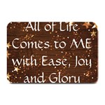 All of Life Comes to Me with Ease, Joy and Glory Plate Mats