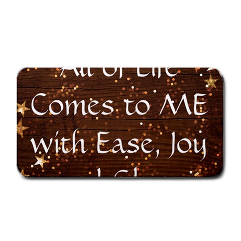 All of Life Comes to Me with Ease, Joy and Glory Medium Bar Mats from ArtsNow.com 16 x8.5  Bar Mat