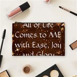 All of Life Comes to Me with Ease, Joy and Glory Cosmetic Bag (Medium)