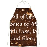 All of Life Comes to Me with Ease, Joy and Glory Full Print Apron