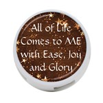 All of Life Comes to Me with Ease, Joy and Glory 4-Port USB Hub (One Side)