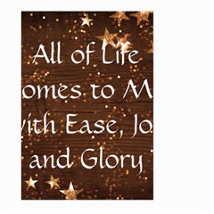 All of Life Comes to Me with Ease, Joy and Glory Large Garden Flag (Two Sides) from ArtsNow.com Back