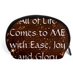 All of Life Comes to Me with Ease, Joy and Glory Accessory Pouch (Large)