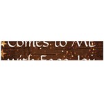 All of Life Comes to Me with Ease, Joy and Glory Large Flano Scarf 