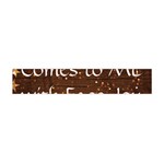 All of Life Comes to Me with Ease, Joy and Glory Flano Scarf (Mini)