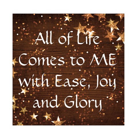 All of Life Comes to Me with Ease, Joy and Glory Duvet Cover (Full/ Double Size) from ArtsNow.com Front