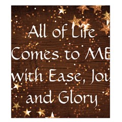 All of Life Comes to Me with Ease, Joy and Glory Duvet Cover Double Side (King Size) from ArtsNow.com Back