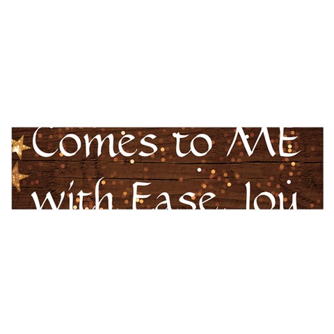 All of Life Comes to Me with Ease, Joy and Glory Satin Scarf (Oblong) from ArtsNow.com Front