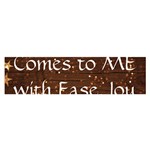 All of Life Comes to Me with Ease, Joy and Glory Satin Scarf (Oblong)
