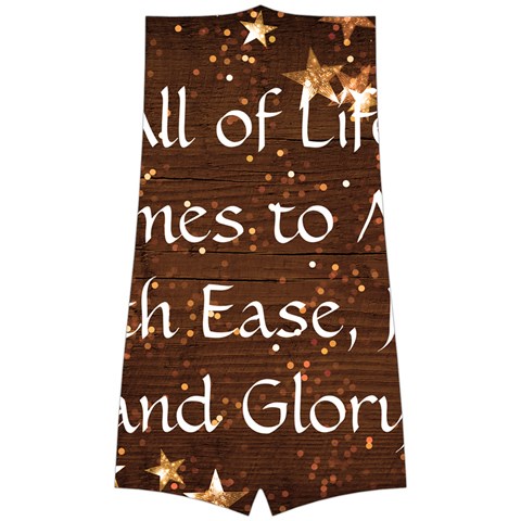 All of Life Comes to Me with Ease, Joy and Glory Boyleg Halter Swimsuit  from ArtsNow.com Front Body