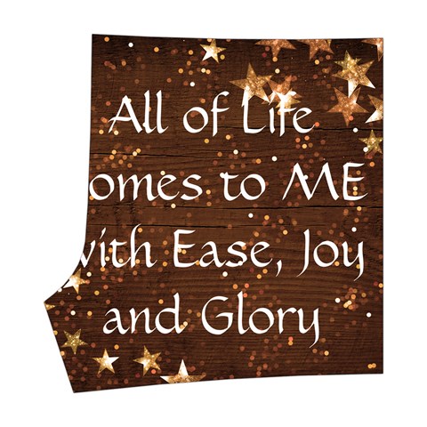 All of Life Comes to Me with Ease, Joy and Glory Boyleg Bikini Wrap Bottoms from ArtsNow.com Front Left