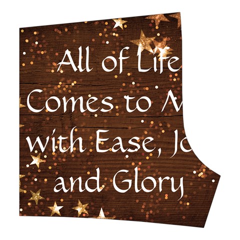 All of Life Comes to Me with Ease, Joy and Glory Boyleg Bikini Wrap Bottoms from ArtsNow.com Back Left