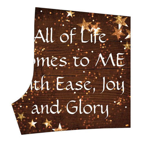 All of Life Comes to Me with Ease, Joy and Glory Boyleg Bikini Wrap Bottoms from ArtsNow.com Back Right