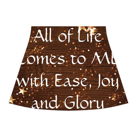 All of Life Comes to Me with Ease, Joy and Glory Halter Dress Swimsuit  from ArtsNow.com Front Skirt