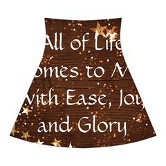 All of Life Comes to Me with Ease, Joy and Glory Halter Dress Swimsuit  from ArtsNow.com Back Skirt