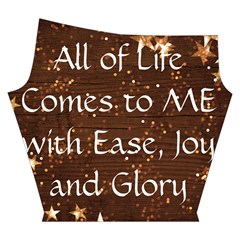 All of Life Comes to Me with Ease, Joy and Glory Yoga Cropped Leggings from ArtsNow.com Right