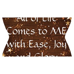 All of Life Comes to Me with Ease, Joy and Glory Yoga Cropped Leggings from ArtsNow.com Waistband Front