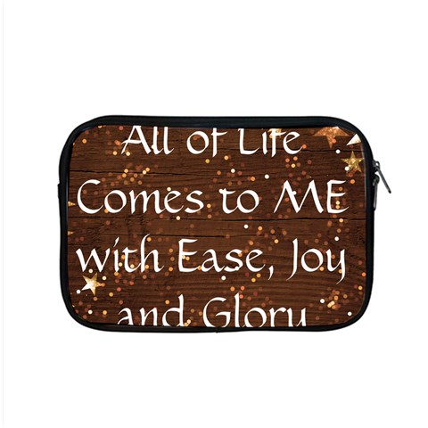 All of Life Comes to Me with Ease, Joy and Glory Apple MacBook Pro 15  Zipper Case from ArtsNow.com Front