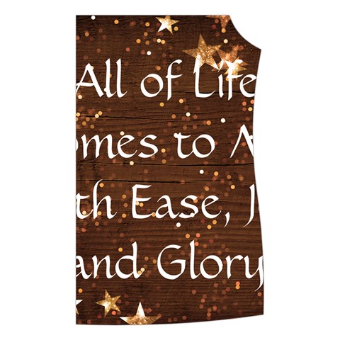 All of Life Comes to Me with Ease, Joy and Glory Women s Button Up Vest from ArtsNow.com Front Left