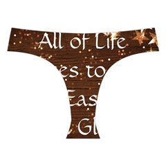 All of Life Comes to Me with Ease, Joy and Glory Cross Back Hipster Bikini Set from ArtsNow.com Front Under