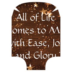 All of Life Comes to Me with Ease, Joy and Glory Luggage Cover (Medium) from ArtsNow.com Back