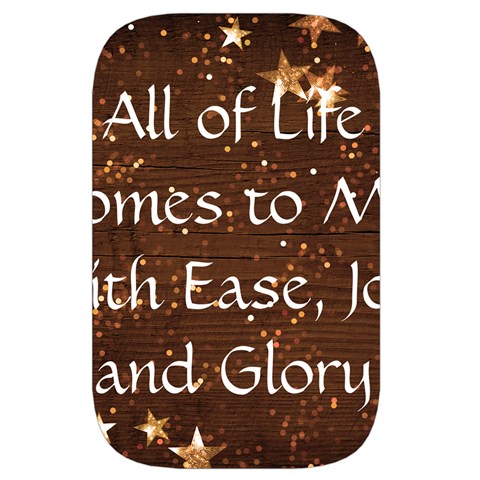 All of Life Comes to Me with Ease, Joy and Glory Waist Pouch (Small) from ArtsNow.com Front