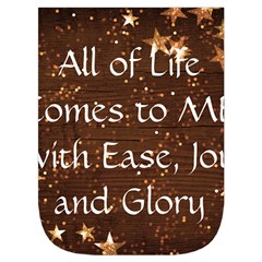 All of Life Comes to Me with Ease, Joy and Glory Waist Pouch (Small) from ArtsNow.com Front Pocket