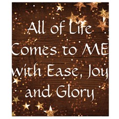 All of Life Comes to Me with Ease, Joy and Glory Belt Pouch Bag (Small) from ArtsNow.com Back Strap