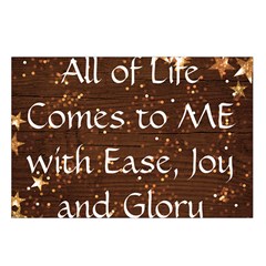 All of Life Comes to Me with Ease, Joy and Glory Belt Pouch Bag (Small) from ArtsNow.com Loop