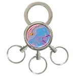 My Pour Cup Painting CBDOilPrincess 2f6f4687-760e-4dbb-9602-faede491240e 3-Ring Key Chain