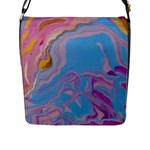 My Pour Cup Painting CBDOilPrincess 2f6f4687-760e-4dbb-9602-faede491240e Flap Closure Messenger Bag (L)