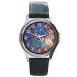 My Pour Cup Painting CBDOilPrincess 39c14ab4-d2f3-4895-bea3-ecf855918dd6 Round Metal Watch