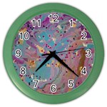 My Pour Cup Painting CBDOilPrincess E675363f-9066-4fc0-b5e7-9ca642760b58 Color Wall Clock