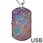 My Pour Cup Painting CBDOilPrincess E675363f-9066-4fc0-b5e7-9ca642760b58 Dog Tag USB Flash (One Side)