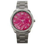 My Pour Cup Painting CBDOilPrincess 5ccf1e57-fc80-4e9f-bf46-a93057c672a9 Sport Metal Watch